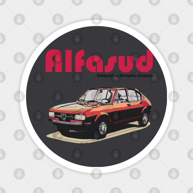 Alfasud by Giorgetto Giugiaro Magnet by ConceptYellow